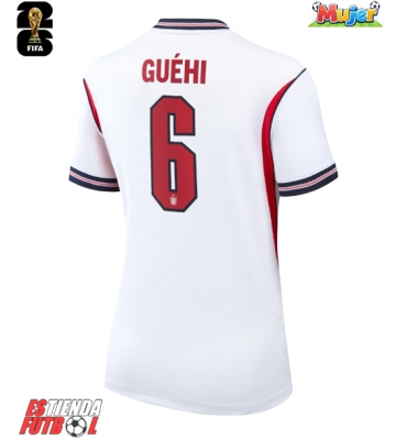 Inglaterra Marc Guehi #6 Primera Equipación Mujer Mundial 2026 Manga Corta
